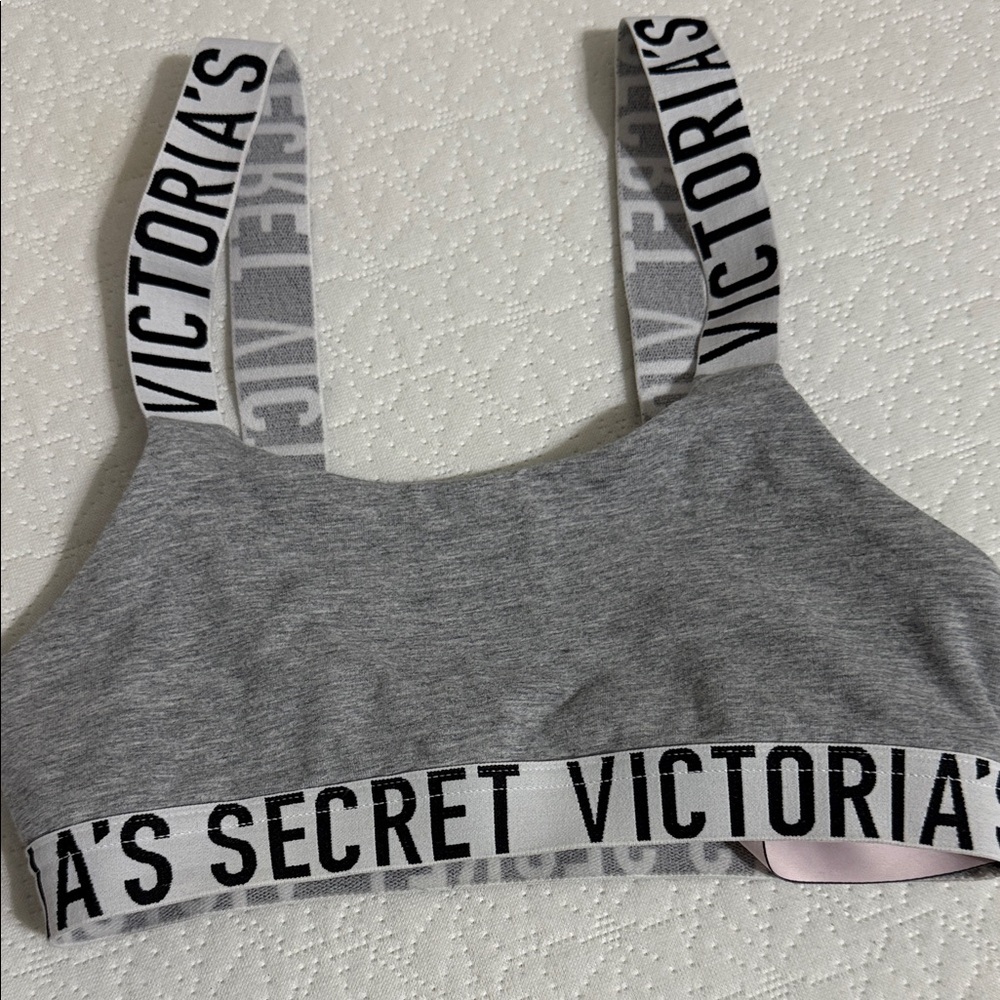 Victoria's Secret Heather Gray Sports Bra